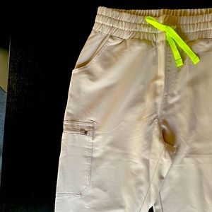 High Wasted Scrub Bottoms in Slate